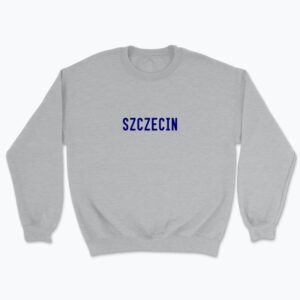 Bluza z granatowym napisem "SZCZECIN"